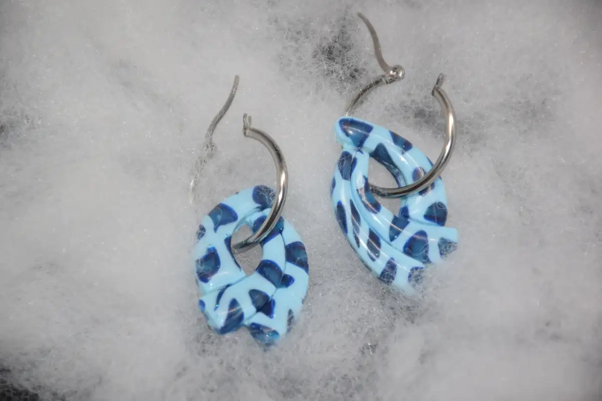 CHARMS LEOPARD BLEU