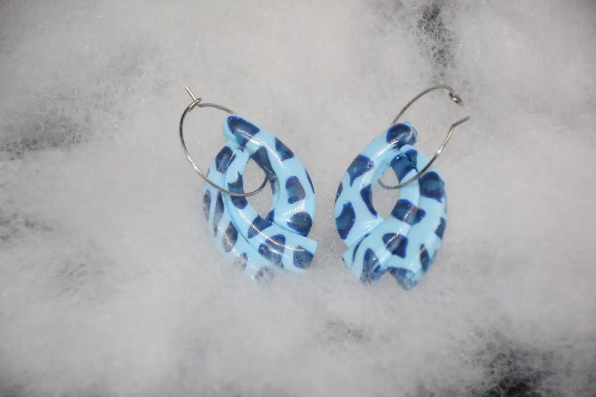 CHARMS LEOPARD BLEU