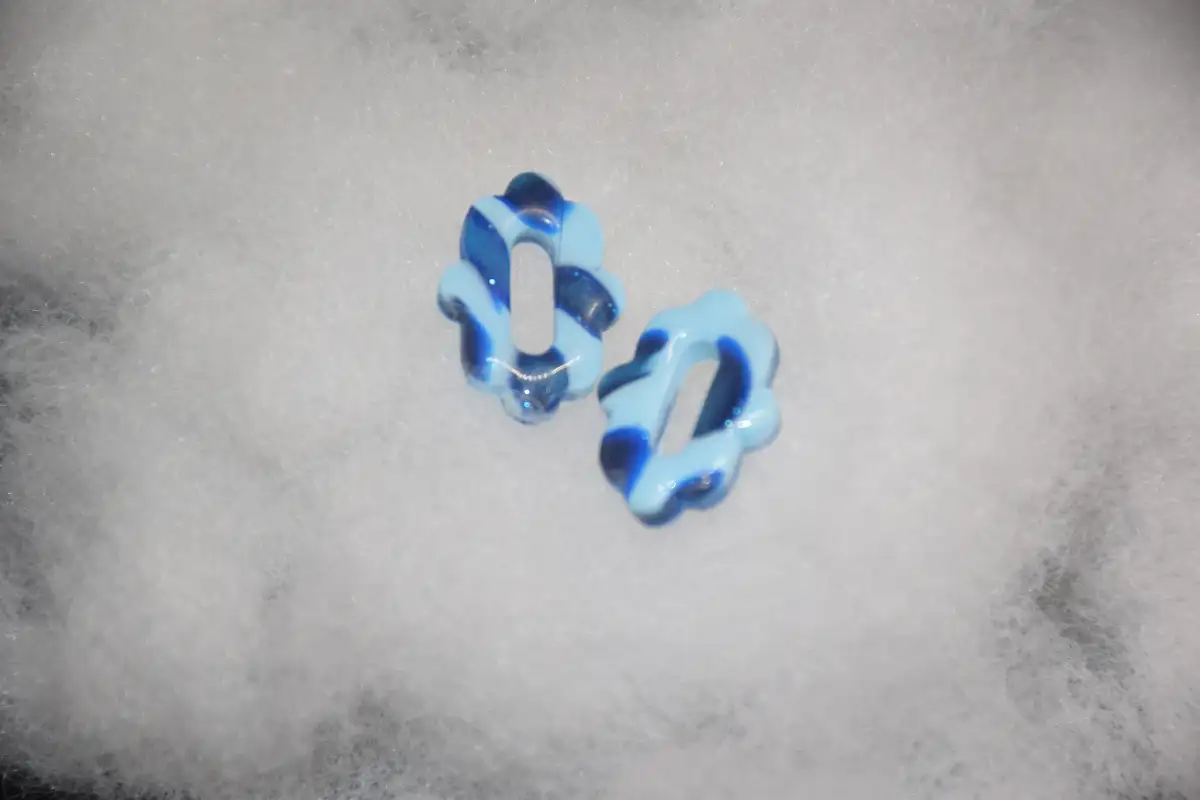 CHARMS ALLONGE LEOPARD BLEU