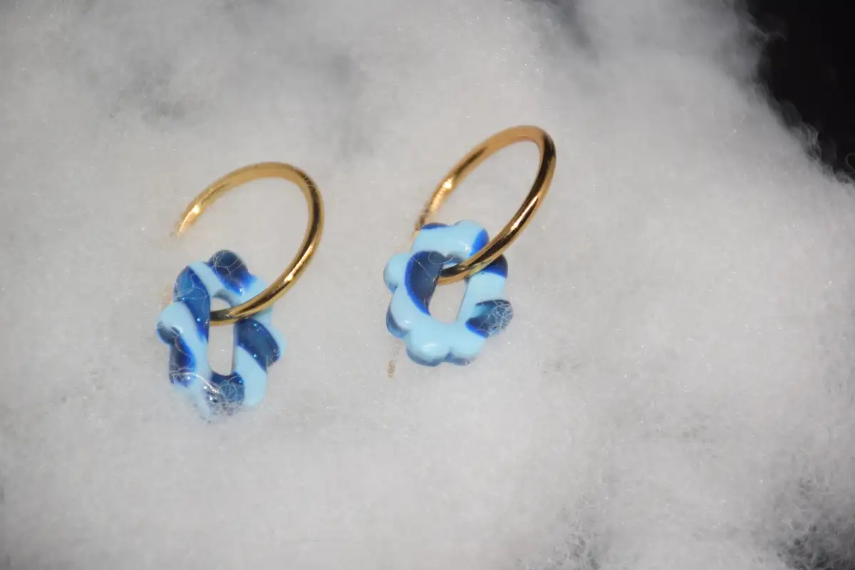 CHARMS ALLONGE LEOPARD BLEU
