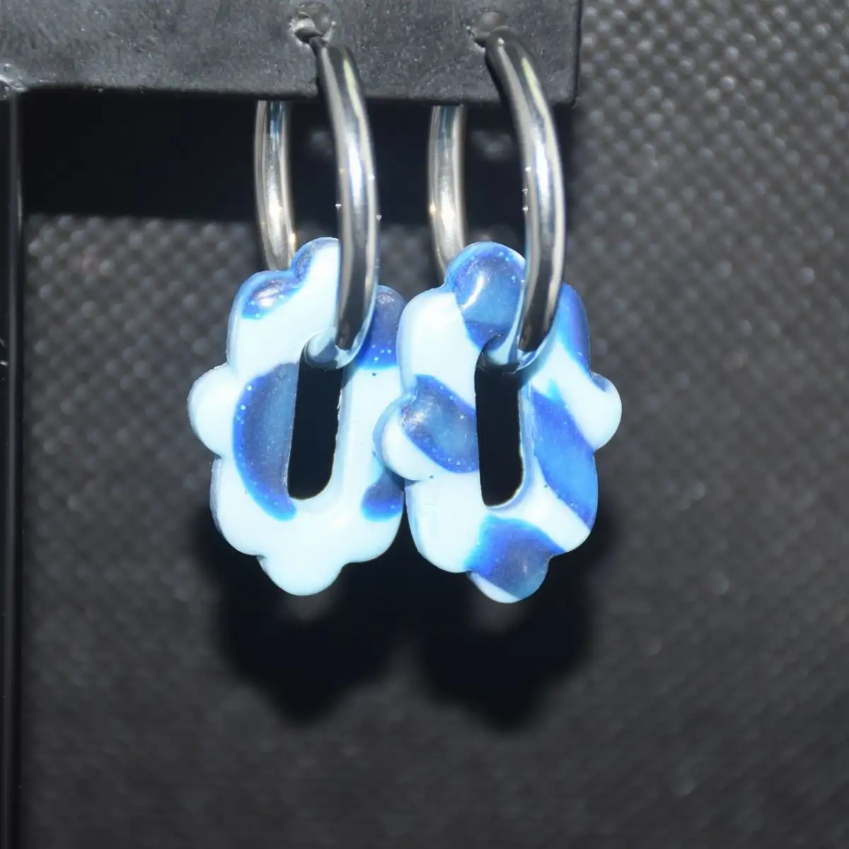 CHARMS ALLONGE LEOPARD BLEU