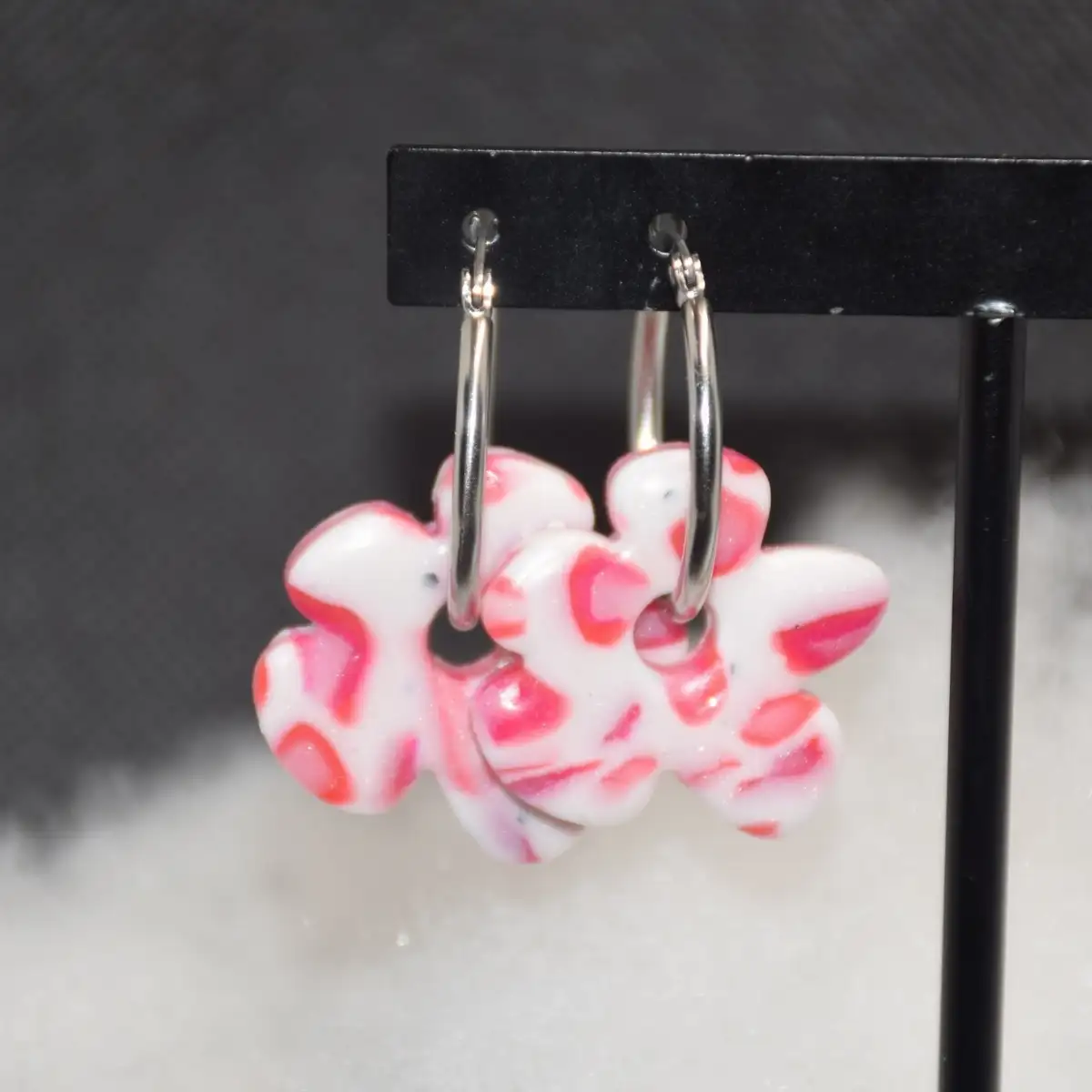 CHARMS IRREGULIER LEOPARD ROSE
