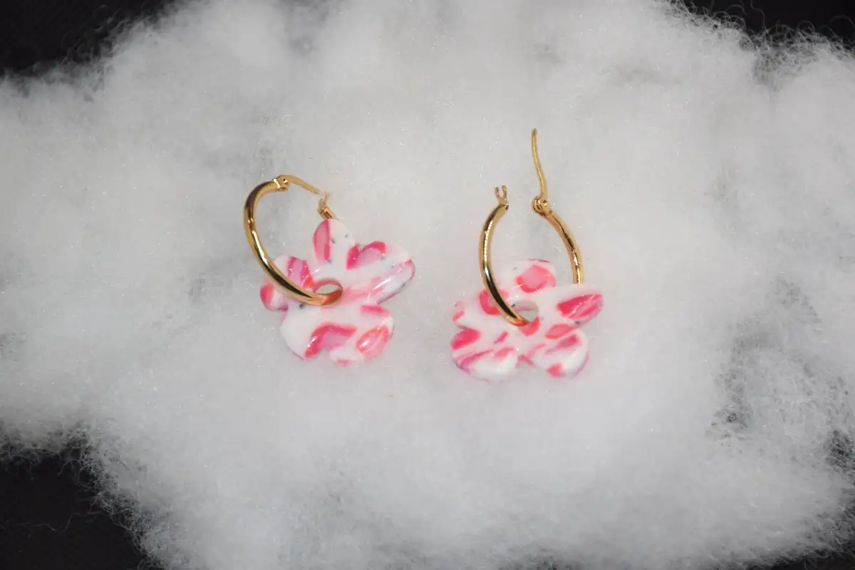 CHARMS IRREGULIER LEOPARD ROSE